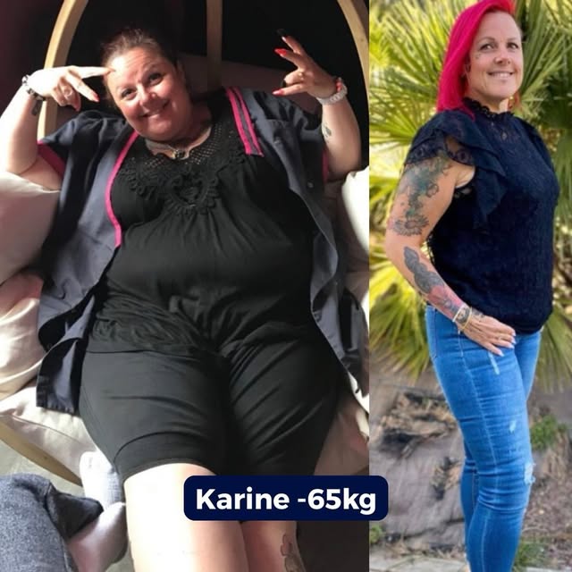 Karine, avant et après : moins 65 kilos